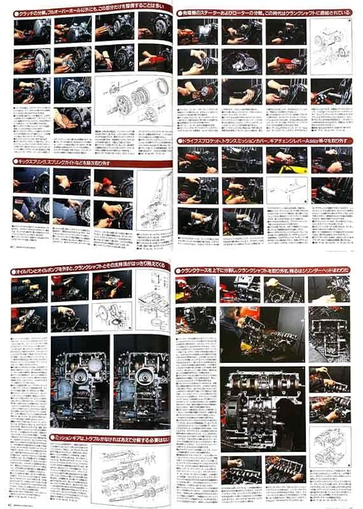 Z1 Z2 エンジンを完全に 分解 編 特集掲載 雑誌 Z 佐藤勝彦 応用