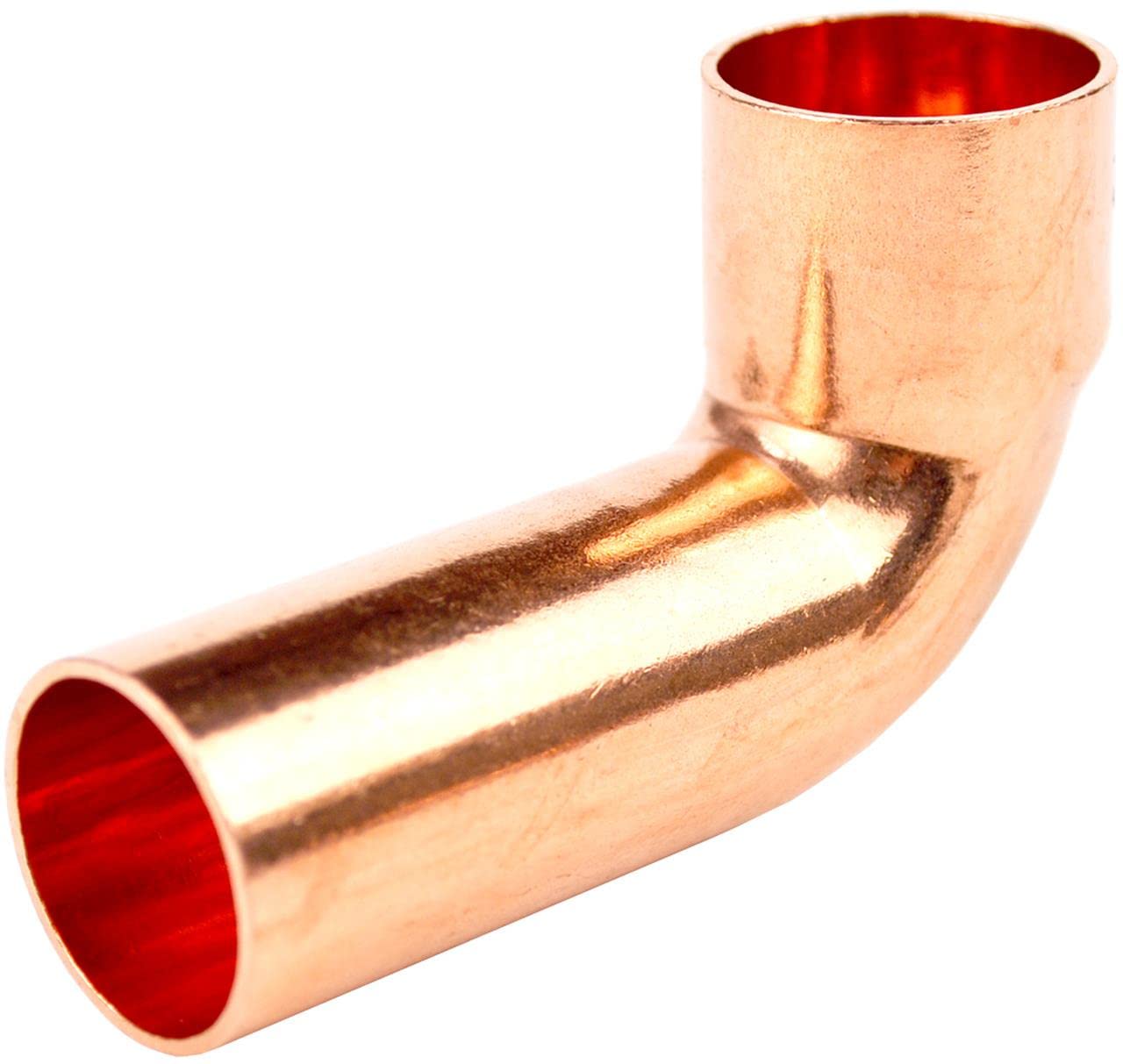 15mm Long Tail Street Elbow - 90 Degree End Feed