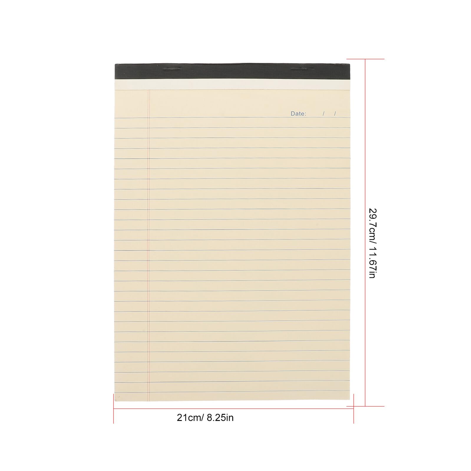 Blocco Note Memo A4 4 Pezzi Carta Beige Facile da Scrivere e Conservare Quaderno per Ufficio e Pianificazione