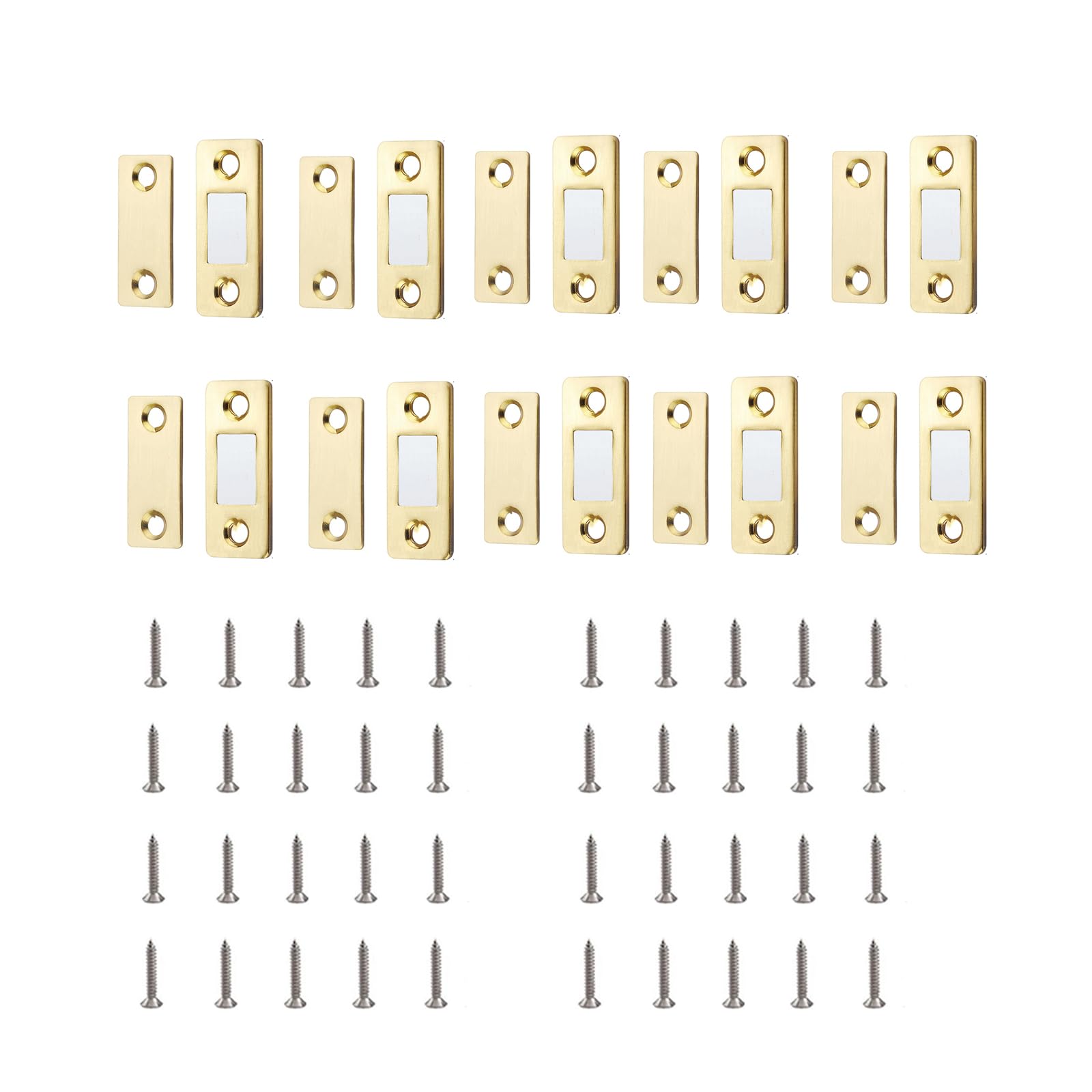 Fromceo Gold Duty Cabinet Door Catches Replacement Adhesive Drawer Magnets Furniture Hardware Accessories Enduring Adhesive Drawer Magnets
