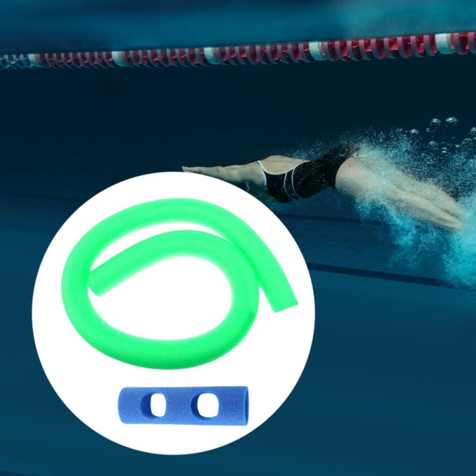 Bastoncini Galleggianti per Piscina, Giocattolo Acquatico Leggero E Flessibile, Riutilizzabile con Connettore per Bastoncini Galleggianti per Piscina, Verde Blu