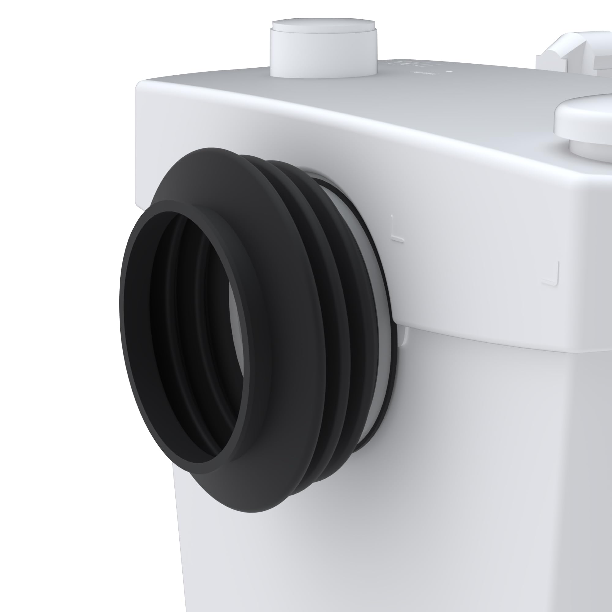SFA - Sanibroyeur Top - Broyeur WC Et Salle d'Eau - Evacuation Eaux Usées - 2 Entrées WC Et Lavabo - Puissant, Silencieux - Discret - Entretien Simple - 36,1 x 21,6 x 32,5 cm - 400 W - Made in France
