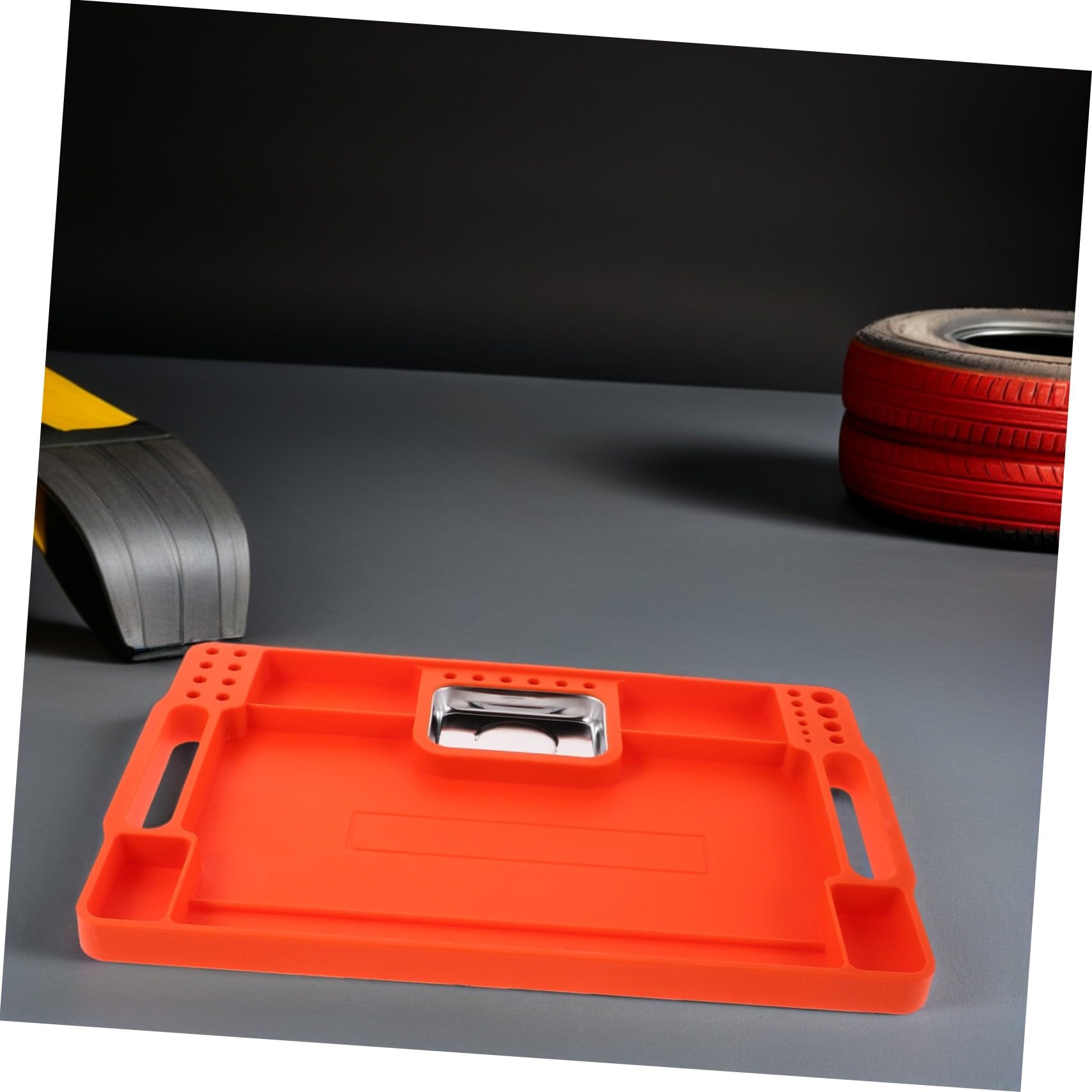 Ciieeo Plateau D'outils Silicone Multifonction pour Atelier Organisateur de Pièces Mécanique