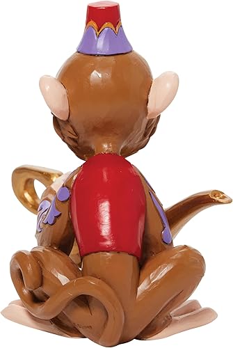 Miniatura 3 de Enesco Disney Traditions by Jim Shore Aladdin Abu Holding The Genie - Figura de lámpara, 4.5 pulgadas, multicolor