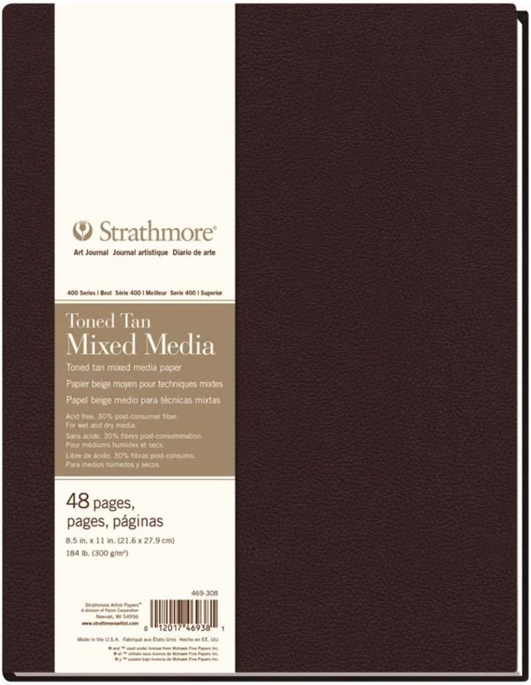 Strathmore 400 Series Art Journal, Toned Tan Sketch Paper