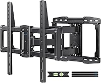USXSTAR UL Listed Full Motion TV Wall Mount for 37-90" TVs - Swivel Tilt Extension, 132lbs Capacity, 16" Studs, VESA 600x400mm