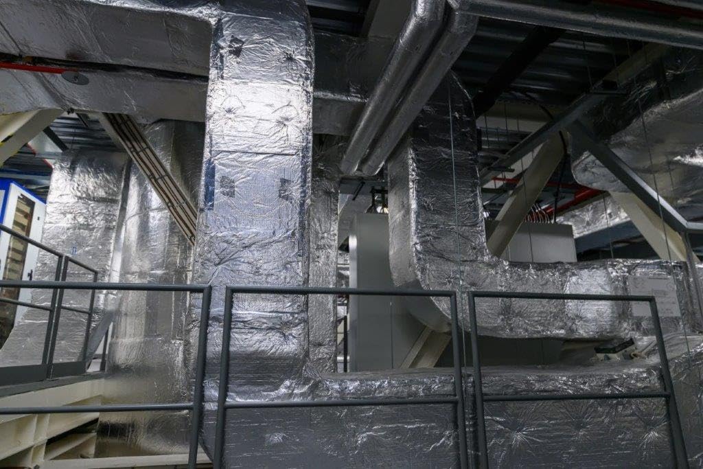 Rockwool KLIMAMAT Isolamento in lana di roccia Materassino lamellare rivestito in alluminio 20 - 80mm (marrone, 50mm - 5m x 1m)