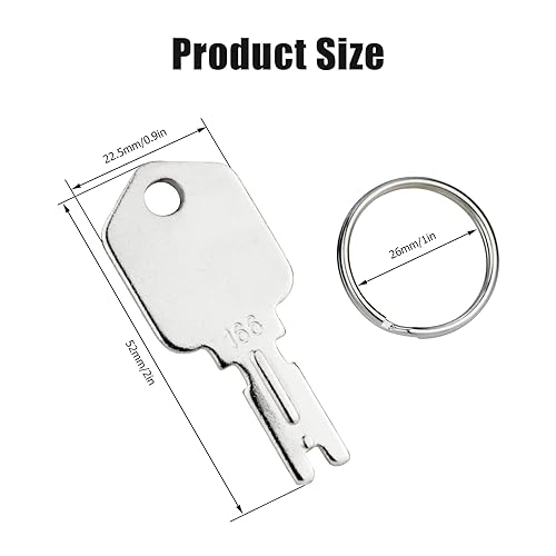 Miniatura 5 de Paquete de 12 llaves de encendido para carretilla elevadora Hyster Genérico Clark Yale Komatsu Gradall Gehl Crown Cat Daewoo Llave de equipo pesado