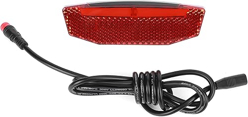 Miniatura 1 de Luz trasera de conducción nocturna, luz de advertencia LED de 6V-60V, impermeable, rojo, trasero, luz trasera de bicicleta eléctrica