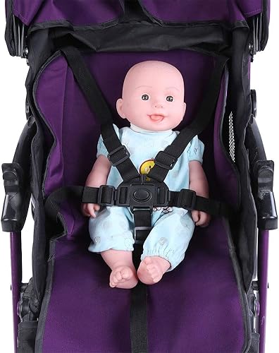 Miniatura 5 de Arnés de seguridad para bebé, arnés de 5 puntos para niños, arnés de cochecito de bebé, protección completa (New A)