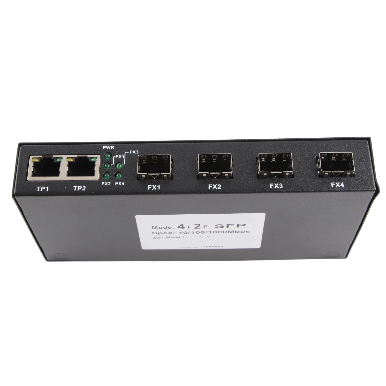 Interrupteur de Fibre Ethernet Mode Duplex Complet du Port RJ45 Efficace pour la connectivité Réseau Rapide, pour les Bureaux à Domicile