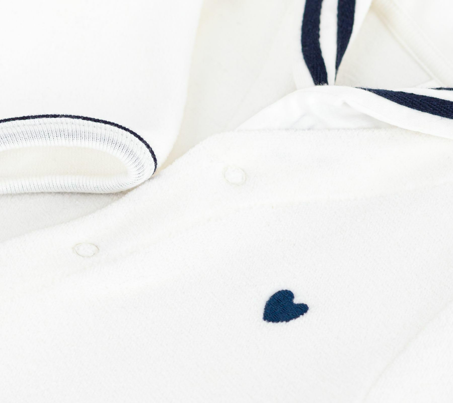 Petit Bateau Pyjama Bébé en Velours À Col Vareuse A0dqp01 Vêtements Nuit Mixte bébé (Lot de 1)
