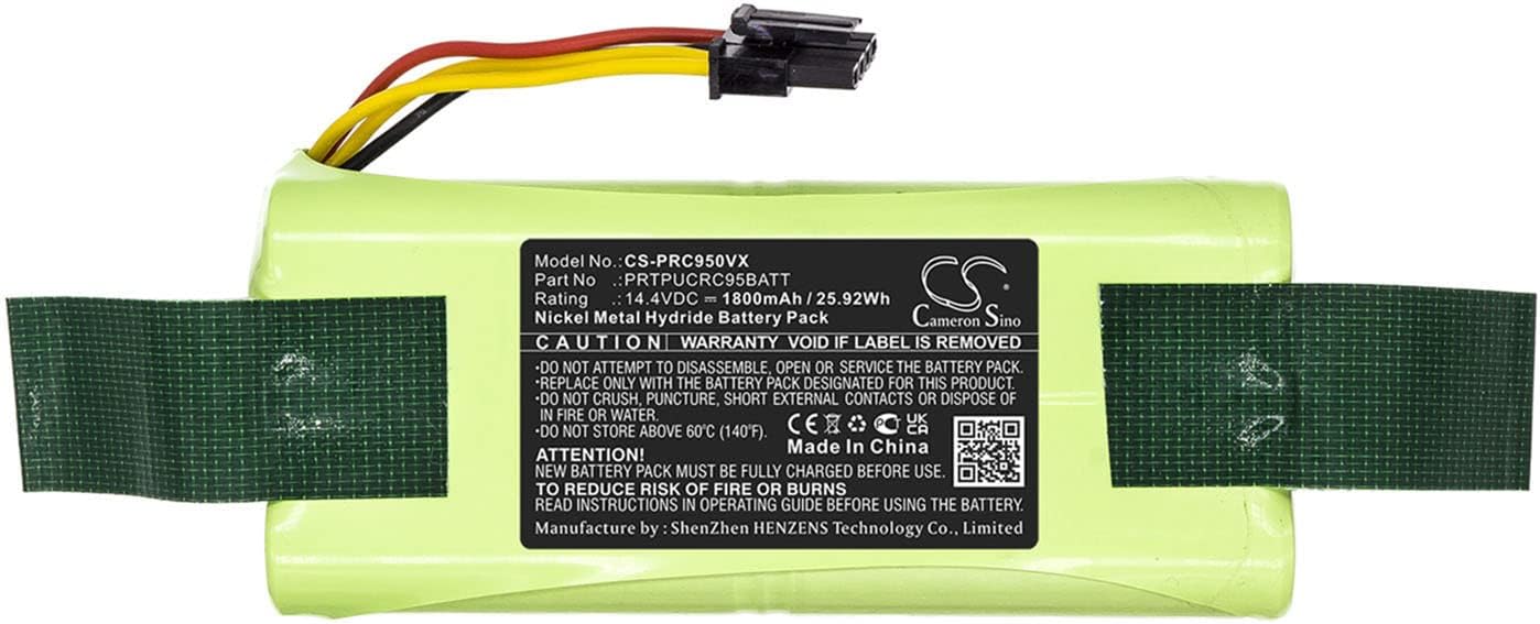Cameron Sino Battery for Pyle PRTPUCRC9520, PUCRC95, PUCRC95UK, PUCRC96B PN:Pyle PRTPUCRC95BATT 1800mAh / 25.92Wh