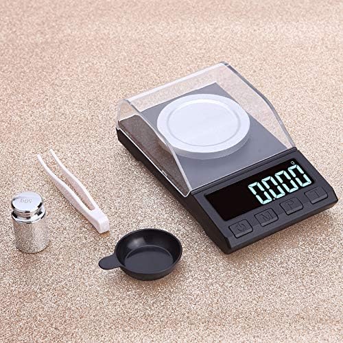 Miniatura 7 de Básculas electrónicas de precisión de 0.00oz, 3.53oz1.76oz0.71oz, joyería digital, báscula de diamante, portátil, peso de laboratorio, báscula