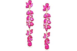 Fashion Magenta Earrings for Women