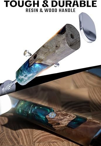 Miniatura 28 de DALSTRONG Cuchillo de filete - 6.5 pulgadas - Serie Valhalla - 9CR18MOV HC Acero - Resina Celestial y Mango de Madera - con Funda de Cuero