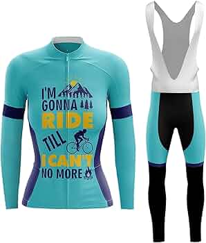 Tuta Ciclismo Donna ALIHONG - Maglia E Salopette Con Imbottitura Gel, Manica Lunga - Foto 3