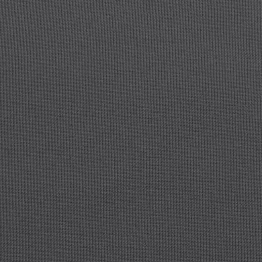 Taboret ogrodowy z poduszką, kolor biały, lite drewno sosnowe, 83 x 73 x 78 cm, na taras i na zewnątrz, modułowy element sofy