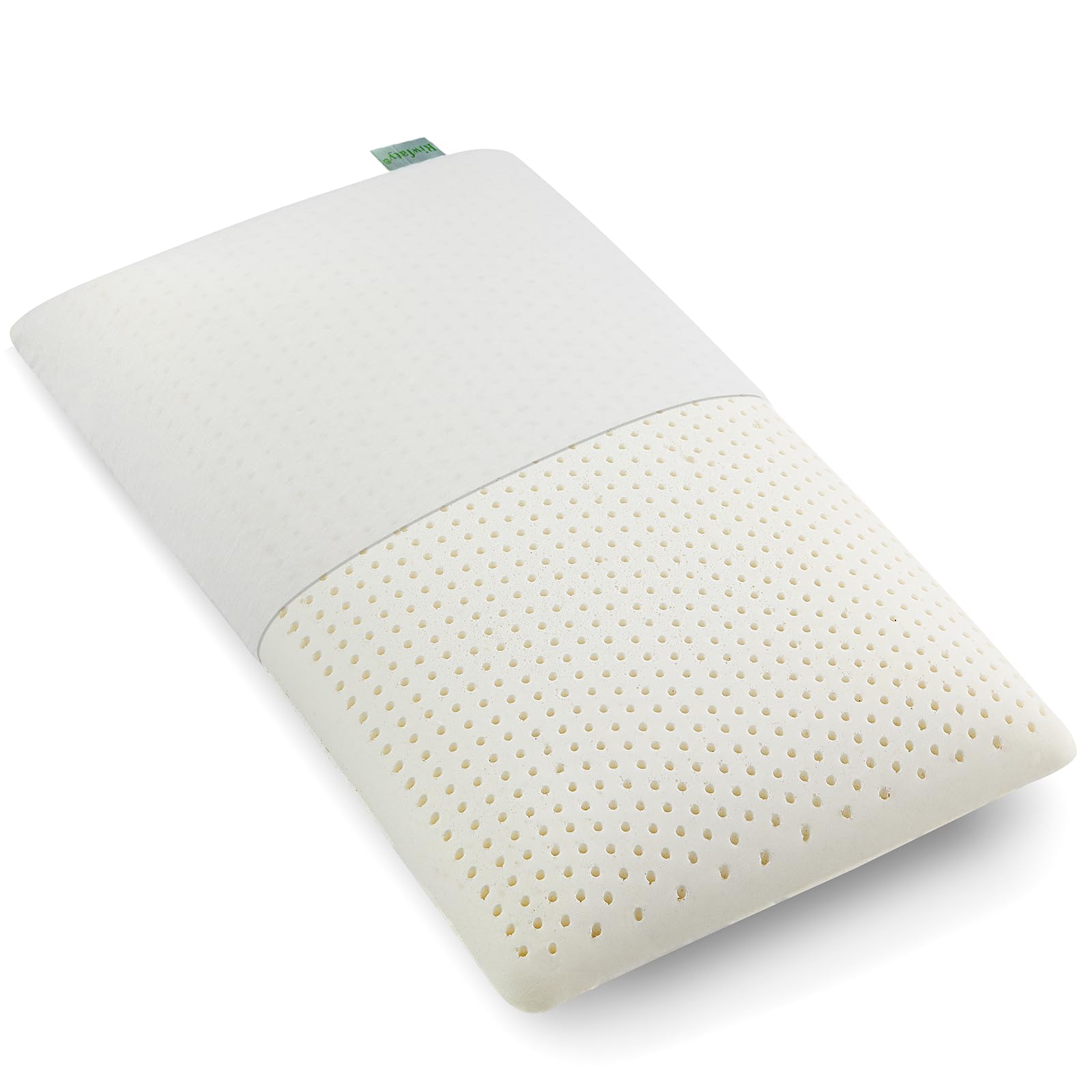 Photo 1 of 100% Natural Talalay Latex Pillow, Luxury Standard Soft Support Sleeping Bed Pillow for Side, Back, and Stomach Sleepers, Soft Latex Foam Pillow, Removable Breathable Cotton Cover (Standard (Soft))