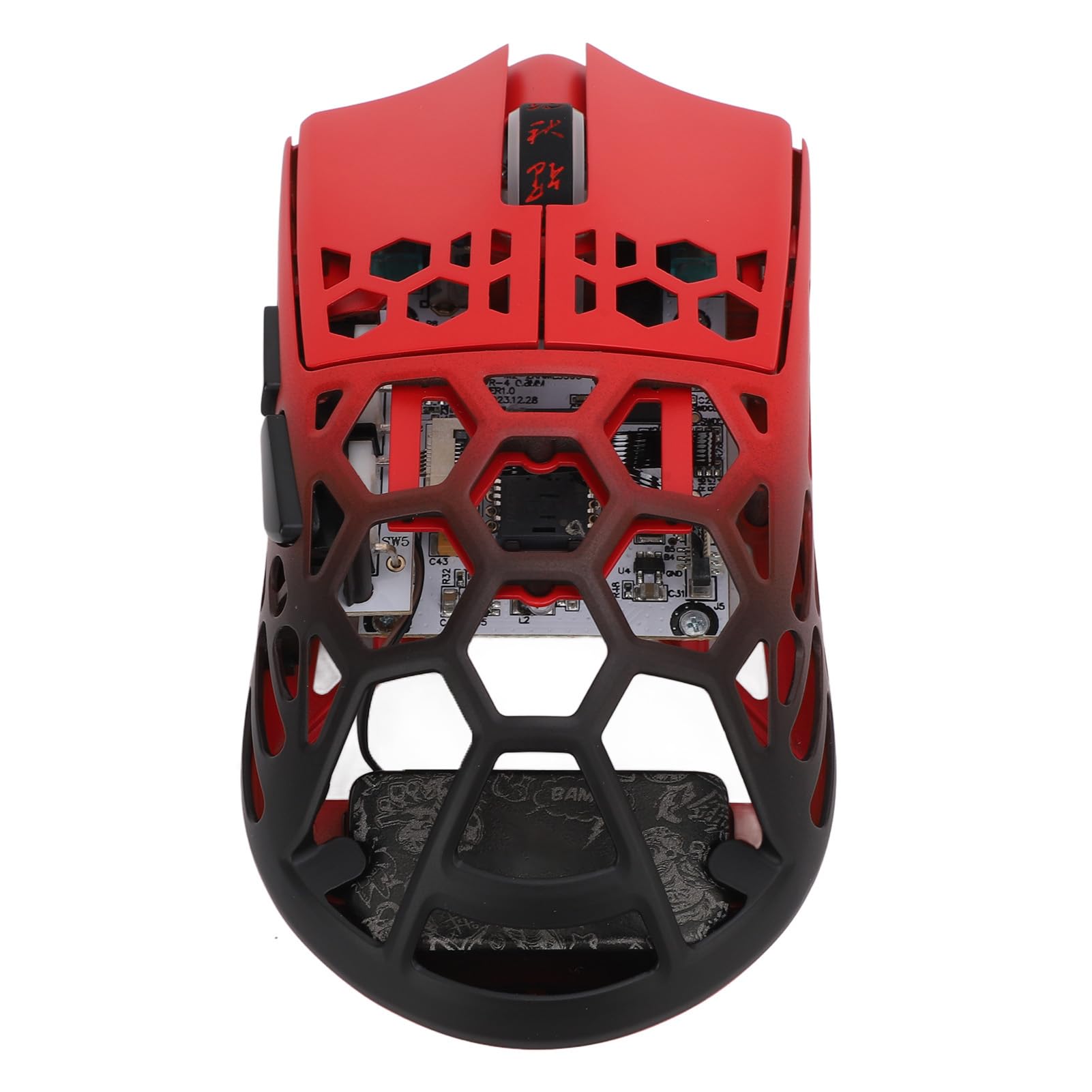 CHICIRIS Mouse da Gioco Wireless, Mouse Ergonomico per Computer con Sensore 26000 DPI, 5 Pulsanti Programmabili, 3 modalità Bluetooth 2.4G Cablato per Utenti Destrimani