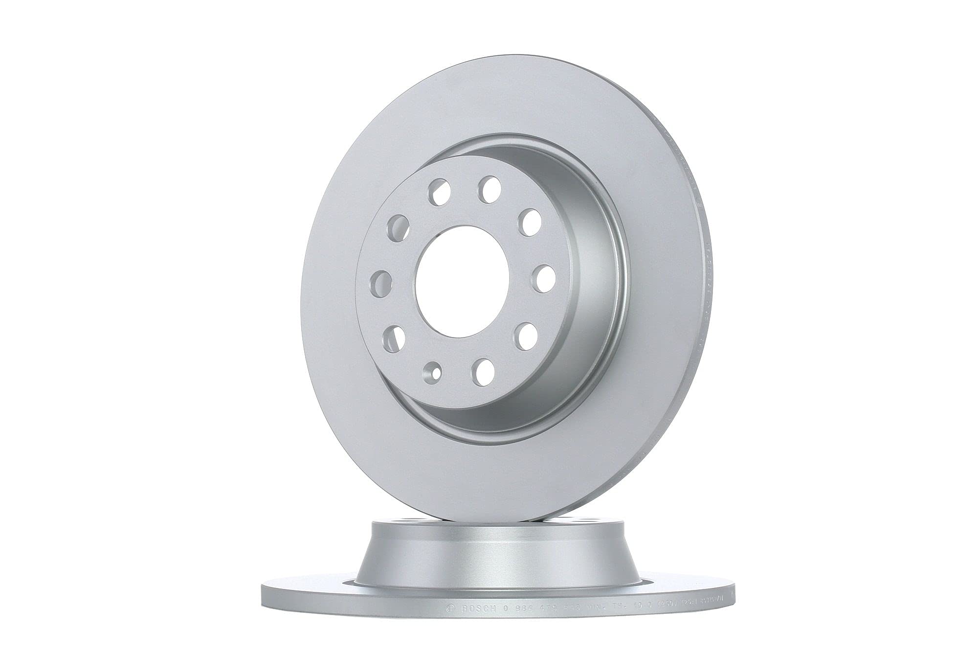 BOSCH Set Dischi Freno BD2094 - Dischi Freno Ventilati di Ghisa di 282mm - Asse Posteriore - Conformi al regolamento ECE-R90 - Ottimizzati per Ridurre Rumore, Calore e Corrosione - 2 Dischi