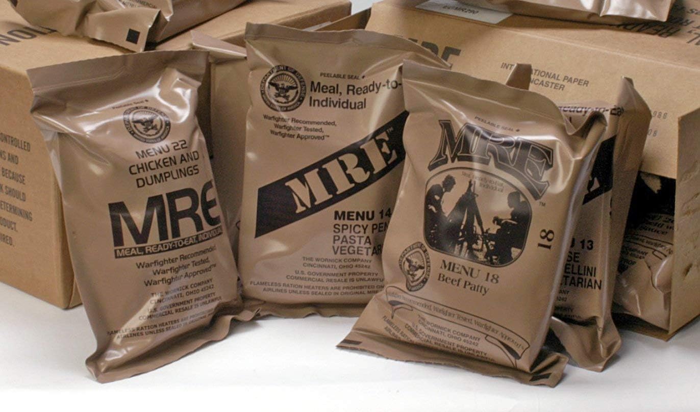 MRE Emergency Food Kit - 6 Pack w/Heater - Camping & Hiking | MRE Emergency Food Kit - 6-Pack with Entree, Dessert & Flameless Heater - Camping, Hiking, Outdoor Use