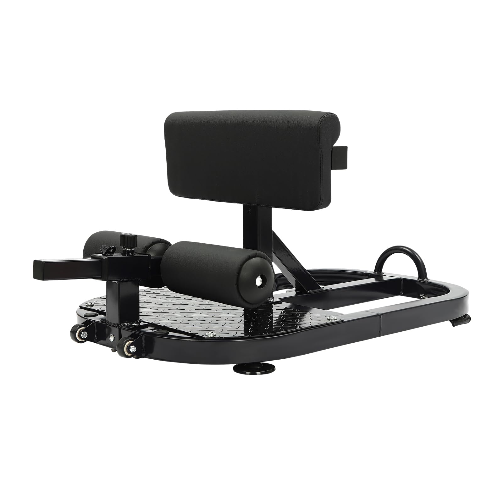 RIAHNEAH Deluxe Multi-Function Deep Sissy Squat Bench Home Gym Workout Station Leg Exercise Machine, Leg Exercise Machine (Black)