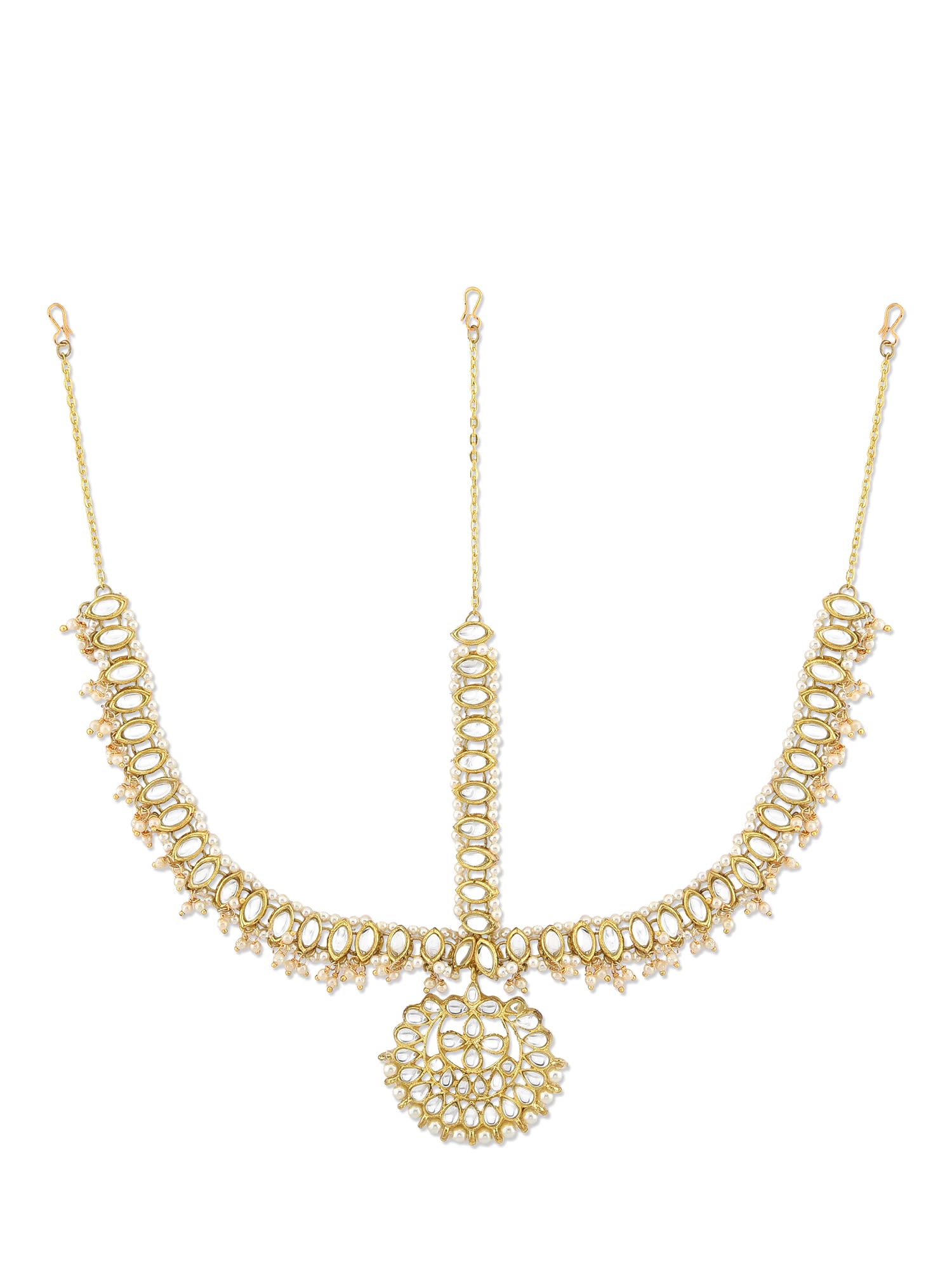 Zaveri Pearls Gold Tone Kundan Bridal MathaPatti Style Maangtikka For Women-ZPFK13113 (B09YNVK357) Amazon Price History, Amazon Price Tracker