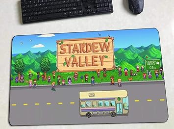 Amazon Com Gaming Mouse Pad Stardew Valley Mouse Pad Hd Computer Mat Gaming Mousepad Large Padmouse Keyboard Games Pc Gamer Desk Color 2 L 30x70cm Office Products