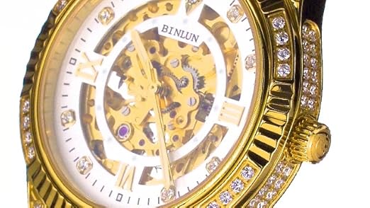NEW BINLUN メンズ 自動巻き 機械式 ユニーク クール 腕時計 NEW BINLUN メンズ 自動巻き 機械式 ユニーク クール 腕時計
