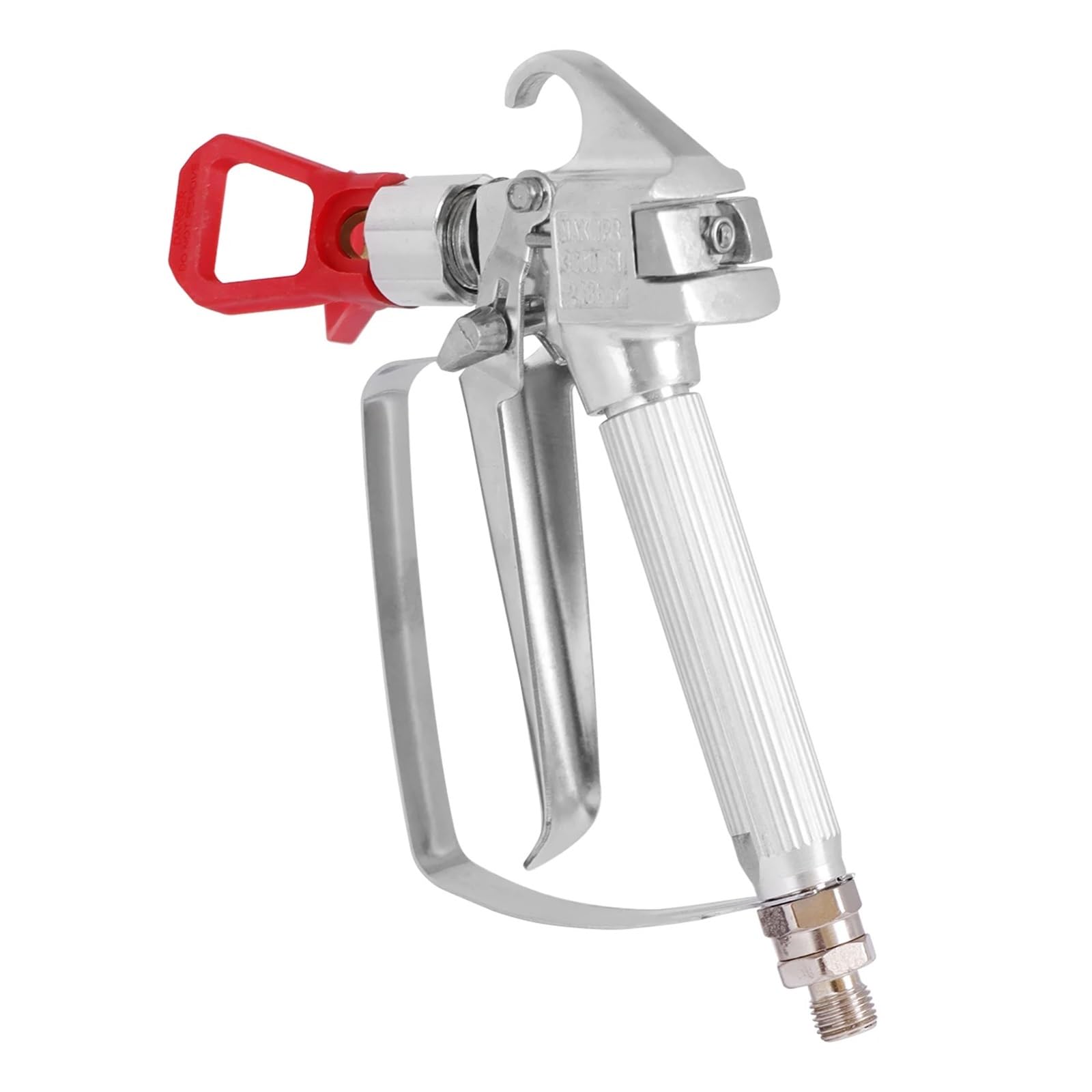 Pistolet do natrysku farby bezpowietrznej o wysokim ciśnieniu 3600PSI z dyszą 517 i osłoną dyszy Rozpylacz pompy urządzenie bezpowietrznego Zrób to sam i dom(Yellow with nozzle)
