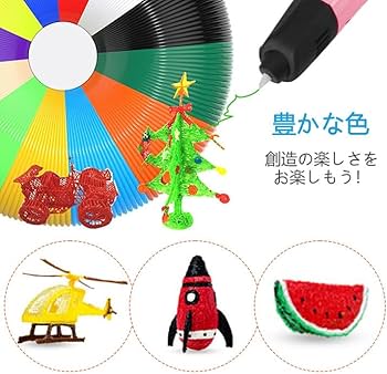Amazon.co.jp: 20色セット 各色5 m 3Dペン フィラメント PCL