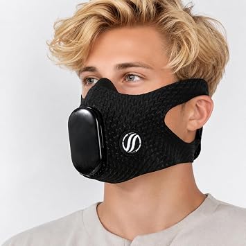 Bigbreathe Brest Mask - Breathing Mask for Exercises, Cardio Workouts, Running, Increase Sports Performance, Workout Tolerance, 9 Resistance Levels, DetachableM