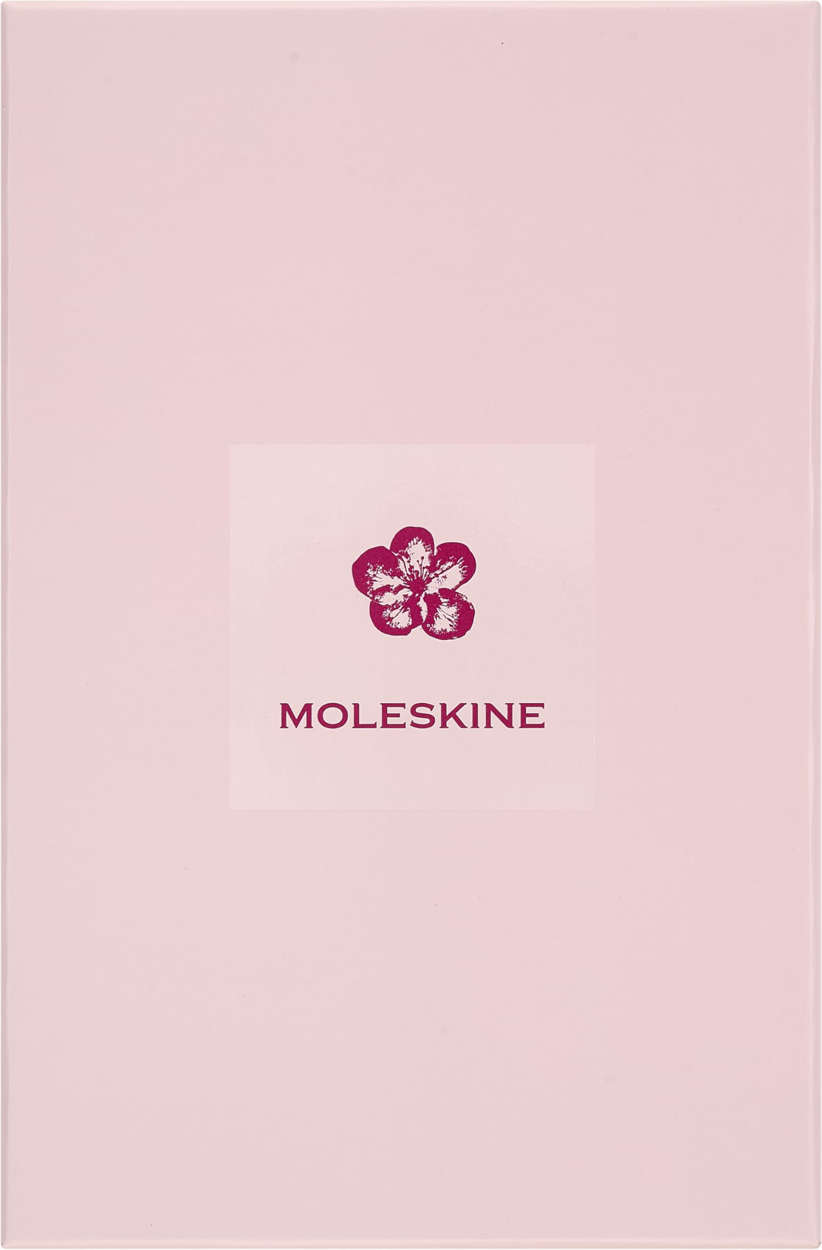 Moleskine Taccuino Precious & Ethical Sakura - Taccuino a Righe con Copertina Rigida Vegana Certificata VEGEA, in Confezione Regalo Riutilizzabile, Formato Large 13 x 21