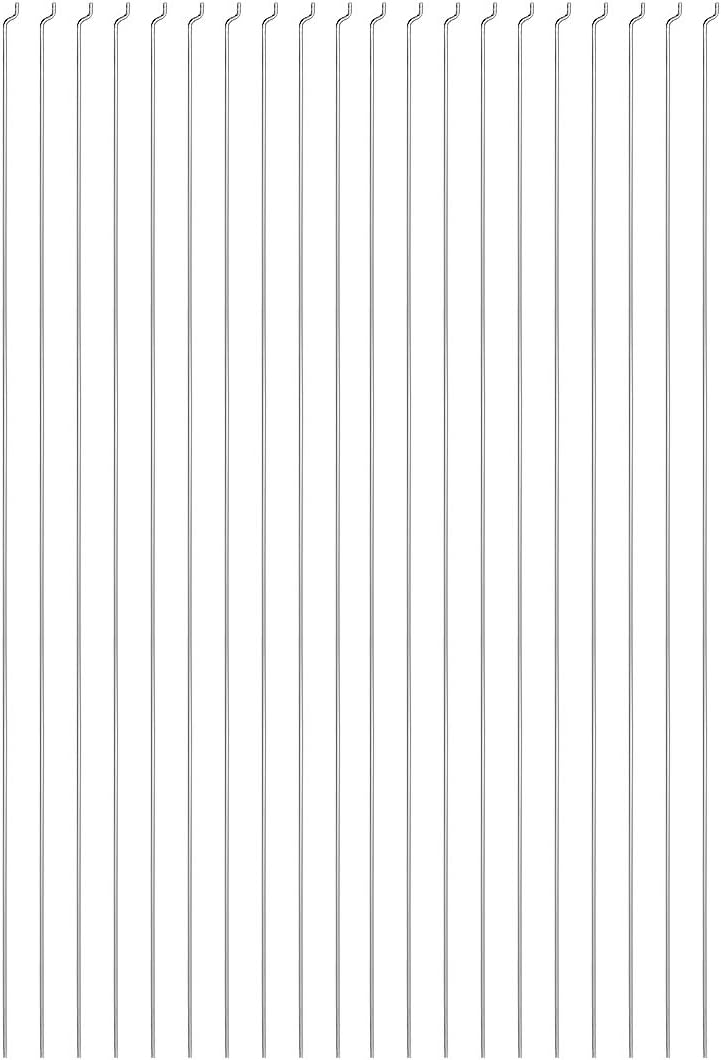 uxcell 1.5mm X 325mm (12.7 Inch) Steel Z Pull/Push Rods Parts for RC Airplane Plane Boat Replacement (Pack Of 20)