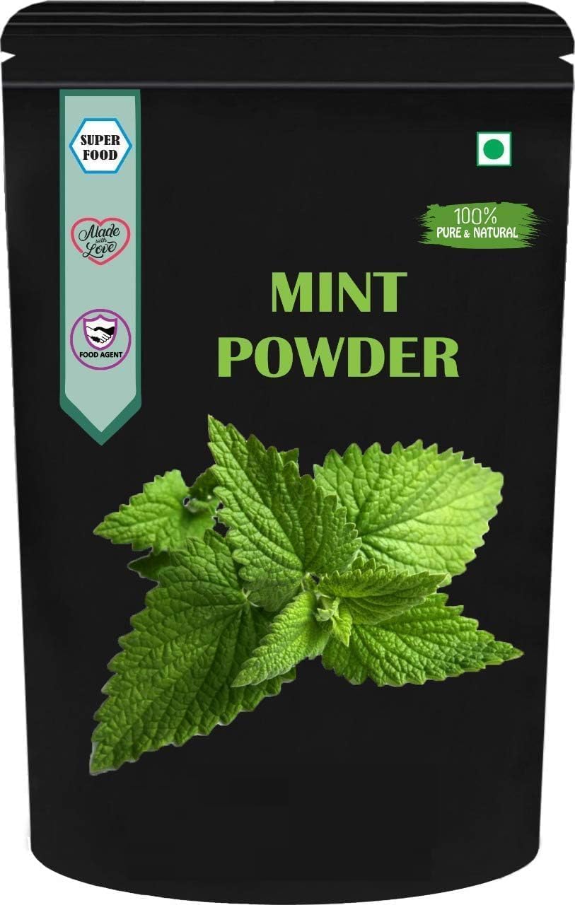 Green Mint Leaf Powder | Pudina Leaf Powder - 200 GM
