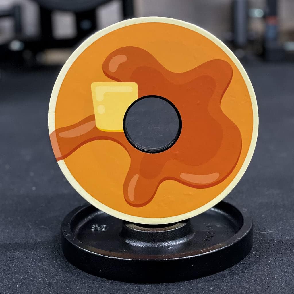Plate Snacks Sprinkle Donut Vinyl Weight Decals - for Iron/Weight Plate