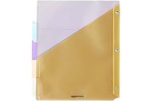 Ease and Efficiency with Amazon Basics Plastic Tab Dividers