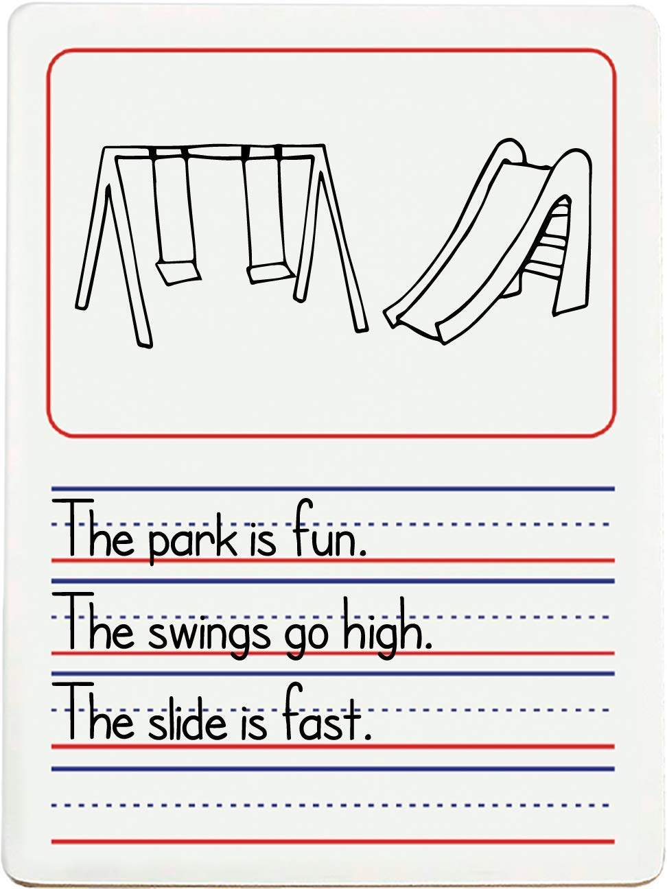 10 Pack Dry Erase Storyboard 9"X12" White Board for Kids with