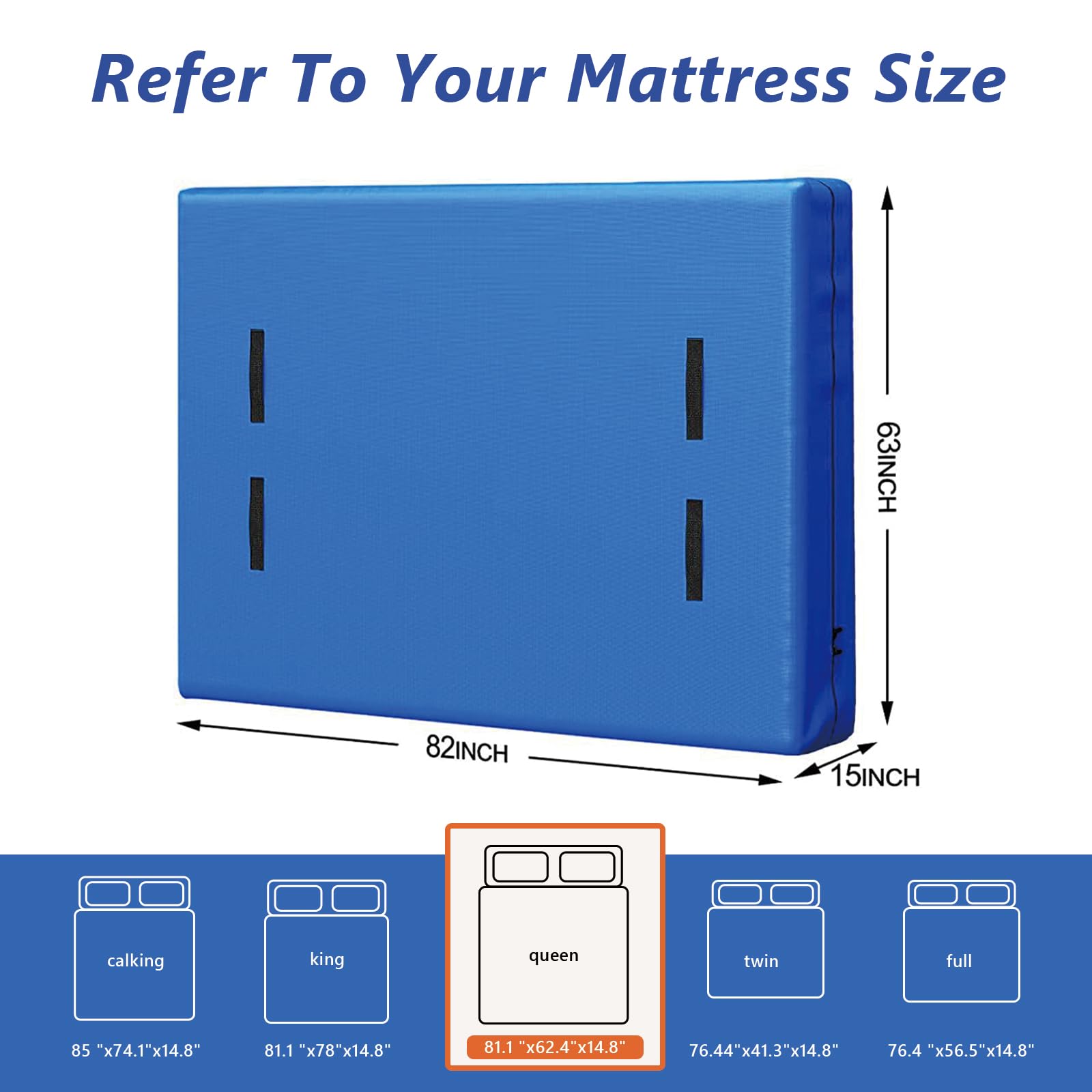 Ablyea Mattress Bags for Moving Storage - Reusable Queen Mattress Cover for Moving with 8 Handles - Heavy Duty Tarp Mattress Storage Bag with Double Zipped for Moving Supplies