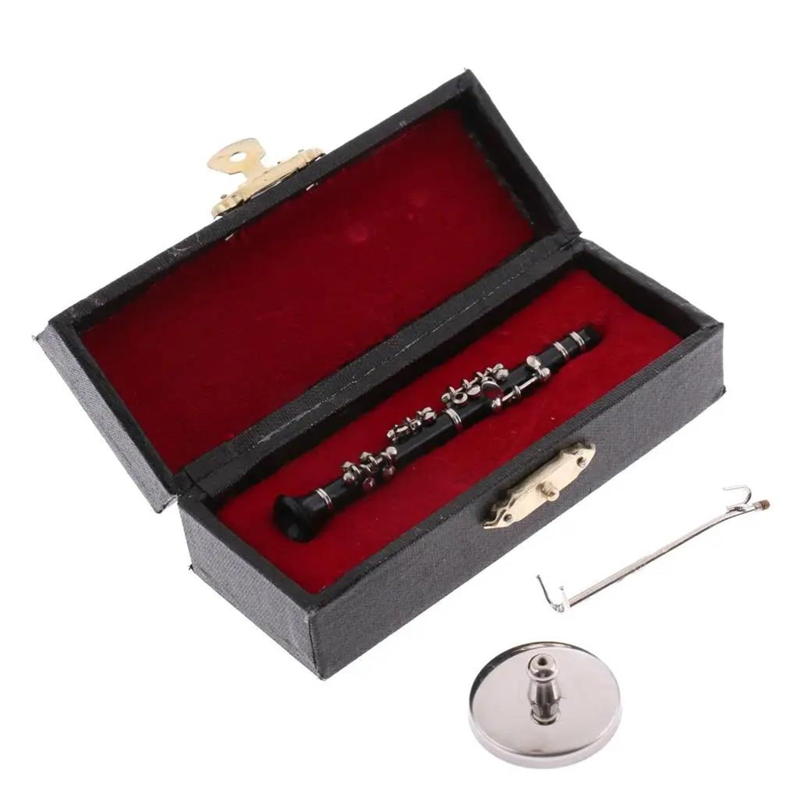 Miniature Di Strumenti Musicali Modello Di Clarinetto In Rame In Miniatura Con Scatola Portaoggetti