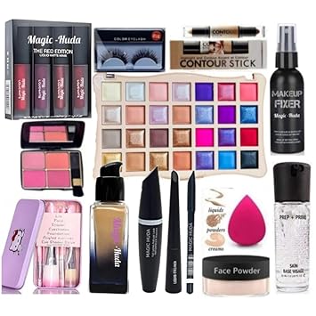 Magic Huda Professional Waterproof HD Makeup Combo Kit For Women & Girls All Products In 1 Kit Set Of-14.