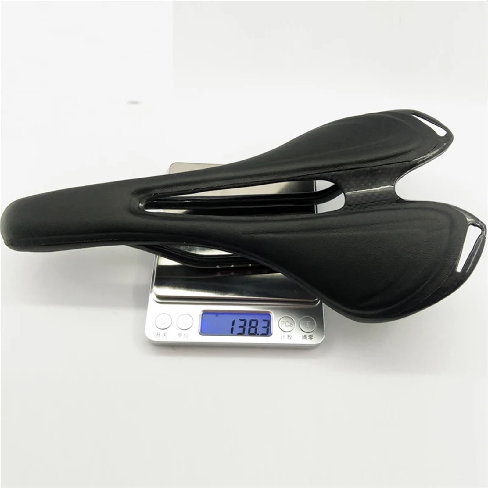 Fahrradsattel PU-Kohlefaser-Mountainbike-Sattel for Herren, Triathlon-Fahrradsattel, Time Trail Comfort Races-Sitz, Rennrad, Fahrrad