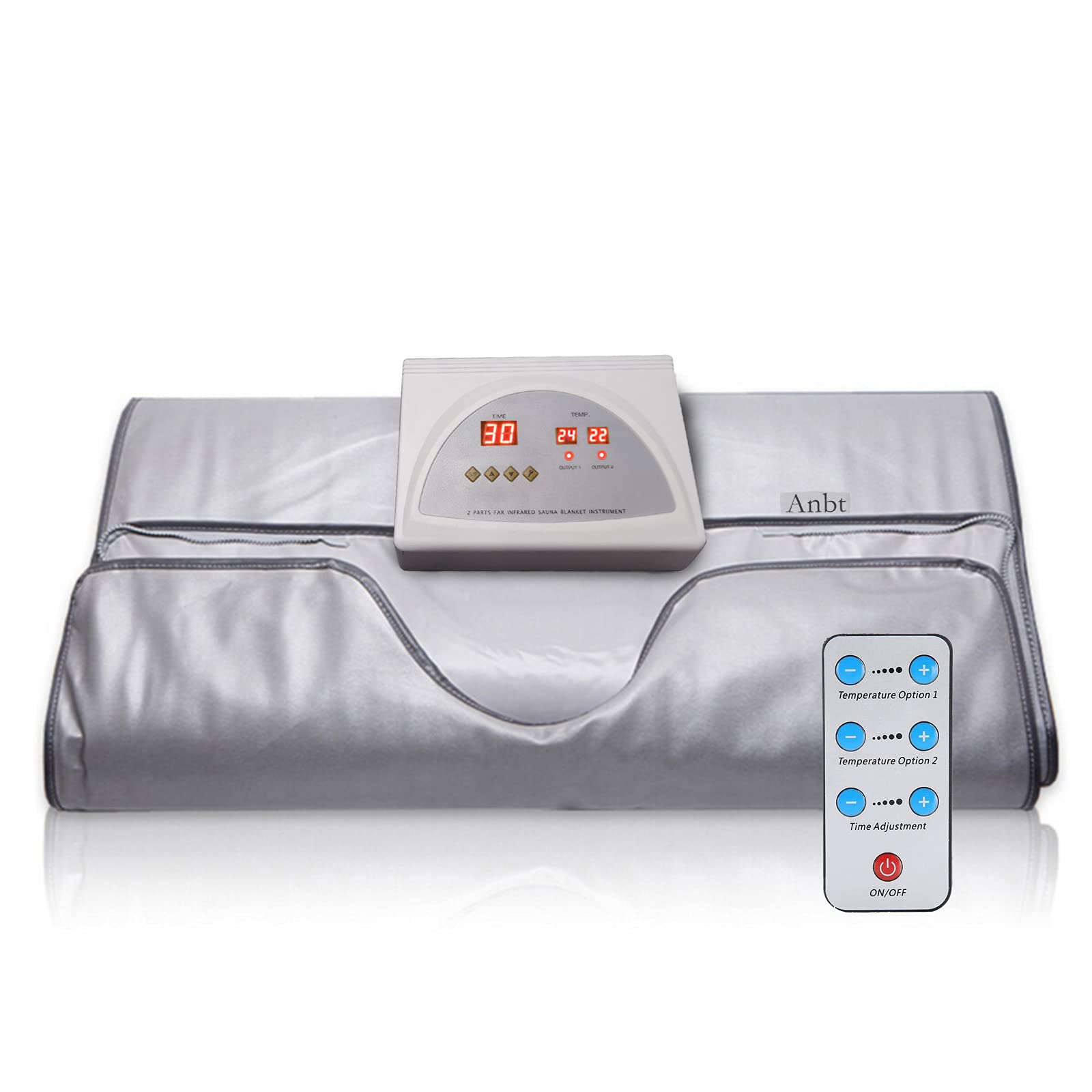 Anbt Infrared Sauna Blanket,Lightweight Portable Personal Steam Sauna Spa for Home Spa Detox