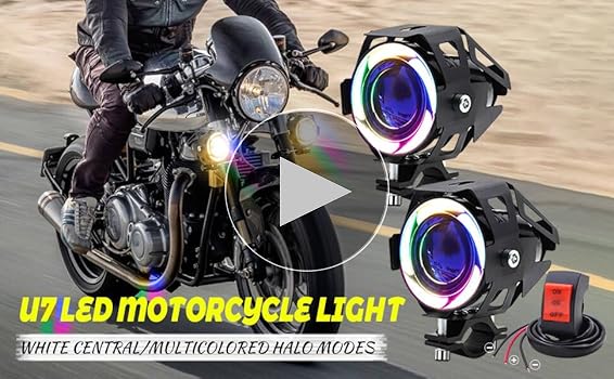 Amazon.com: Ourbest Motorcycle Fog Lights with Switch, 12V