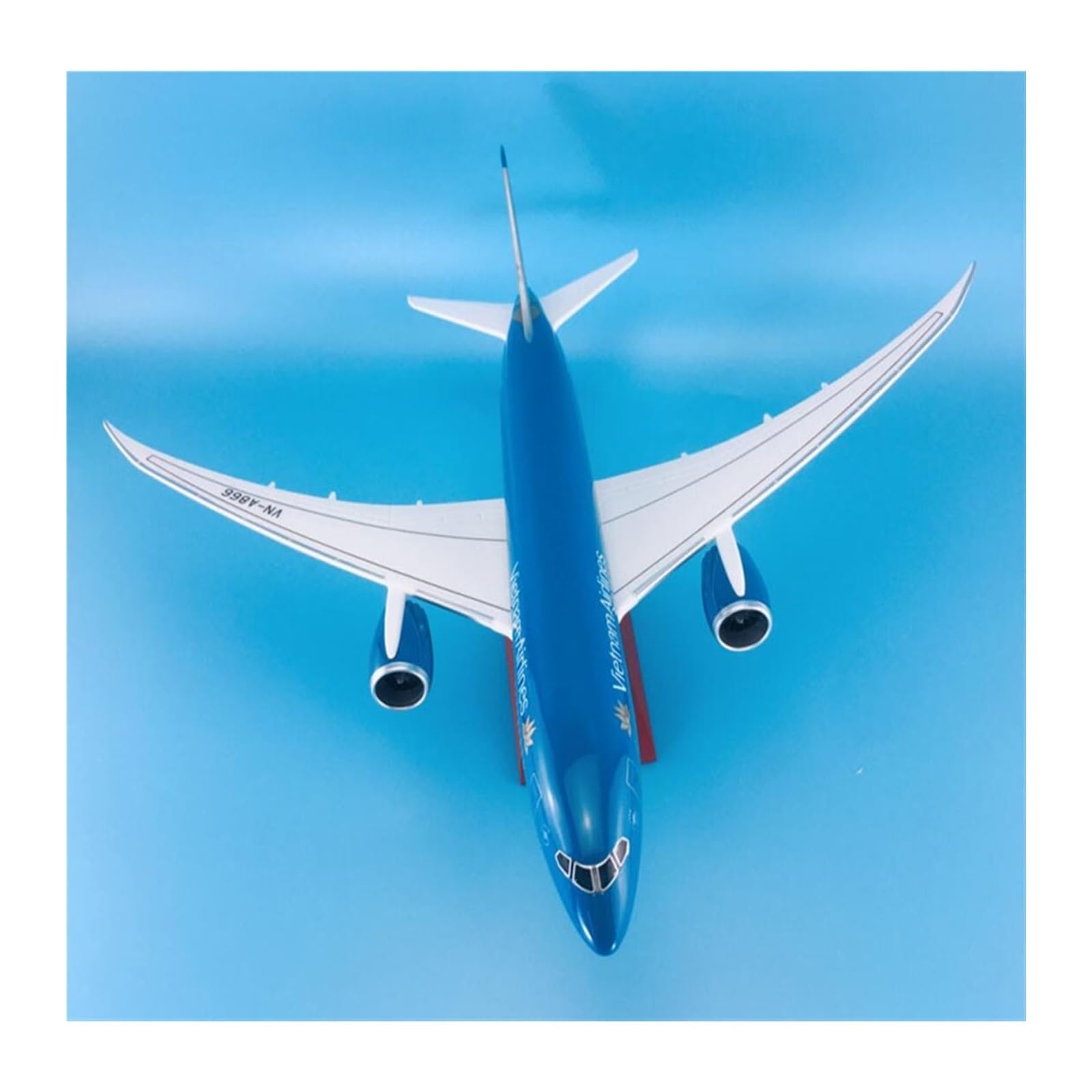 Modello di Aereo in lega 1 130 Aereo Con Ruote Per Boeing B787-9 Vietnam Airlines Modello Di Statico 43 Cm
