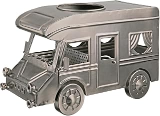 GILDE Flaschenhalter Camping - Flaschenständer Wohnmobil aus Metall vernickelt - Breite 30,5 cm - Farbe: Silber