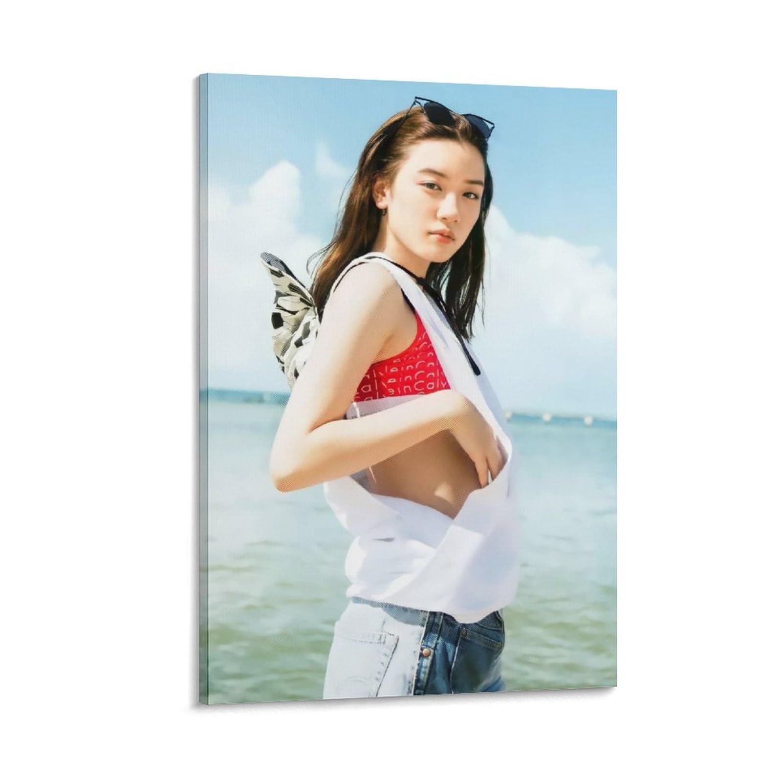 Amazon.co.jp: 永野芽郁 美少女水着グラビアポスター (6) キャンバス 芸術 ポスター 壁アート 画像 印刷 現代 寝室 装飾 ポスター  ホームアートワーク24x36inch(60x90cm) : ホーム＆キッチン