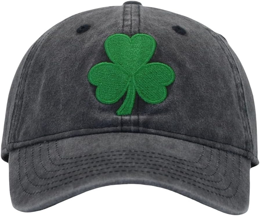 St Patricks Day Clover Cap - Fits OSFM & XXL - Ireland Irish Men Women Shamrock Hat - Gifts for Dad Mom Grandpa Grandma - Image 2