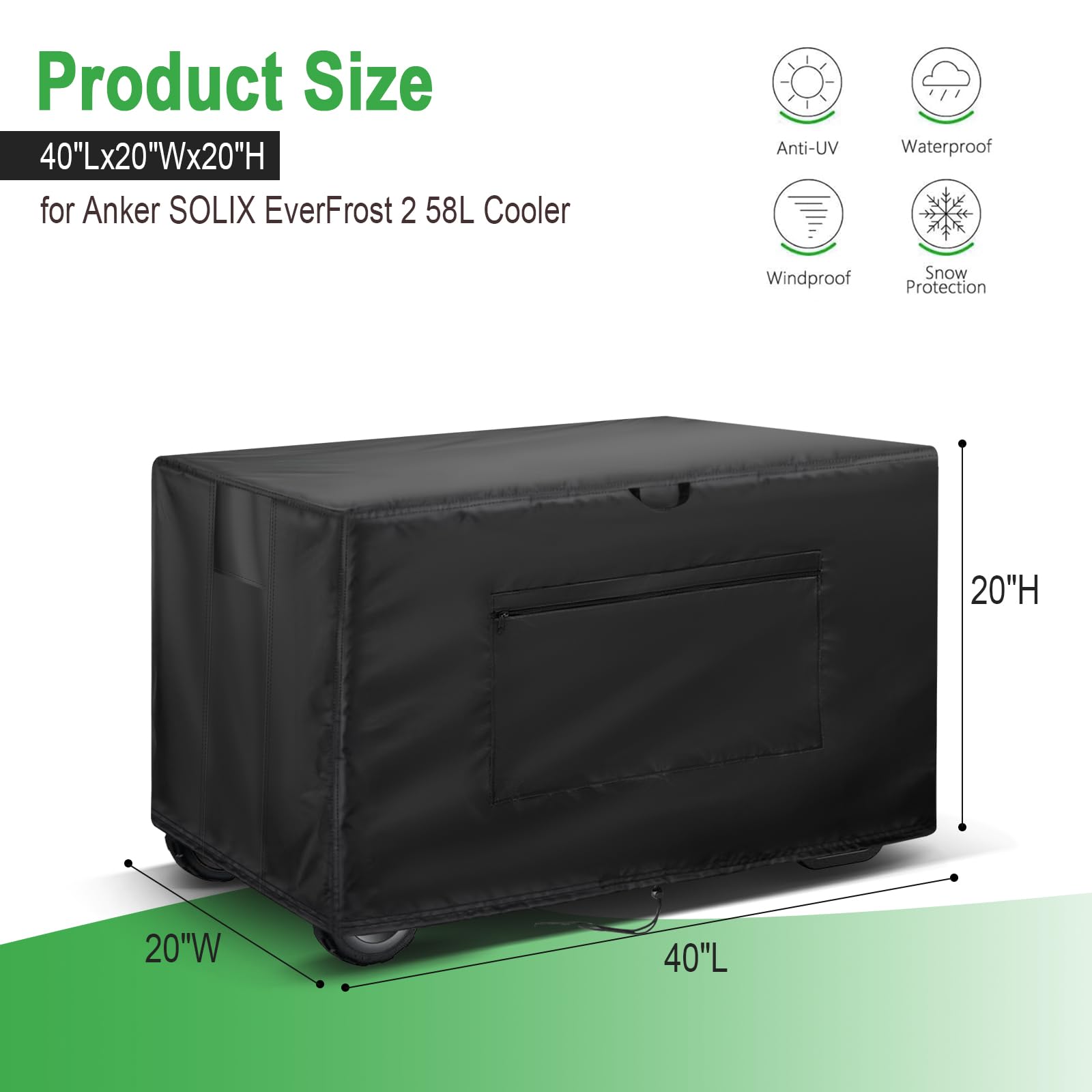 Amazon.com: TwoPone Electric Cooler Cover for Anker SOLIX